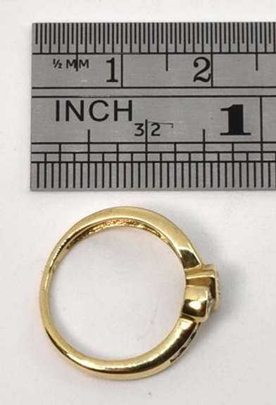 Sweet Double Heart Diamond Ring