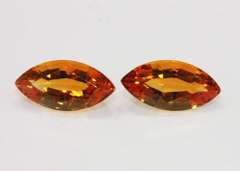 Smashing Citrine Pair - 5.57 cts.