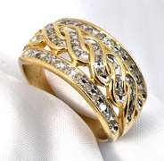 Elaborate Diamond Band Ring