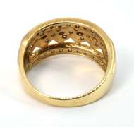 Elaborate Diamond Band Ring