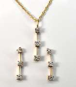 Past, Present, & Future Earrings and Pendant
