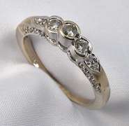 Uniquely Styled Diamond Ring