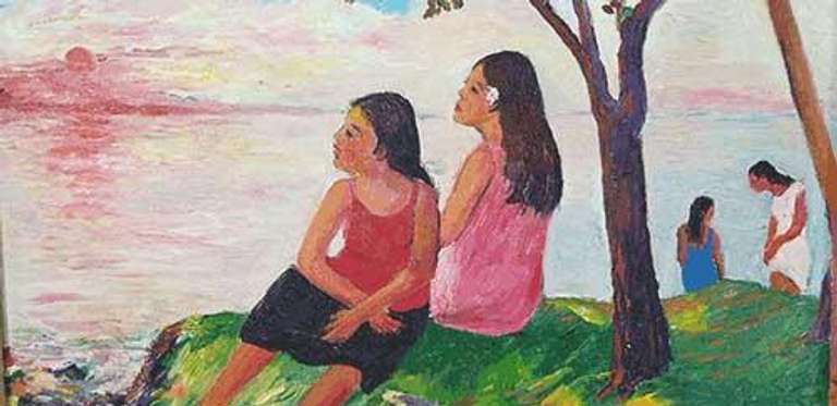 Stunning Original Oil By Manor Shadian 1994