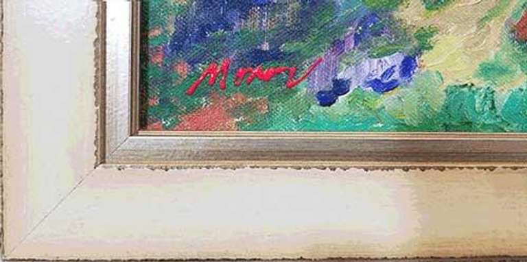 Stunning Original Oil By Manor Shadian 1994