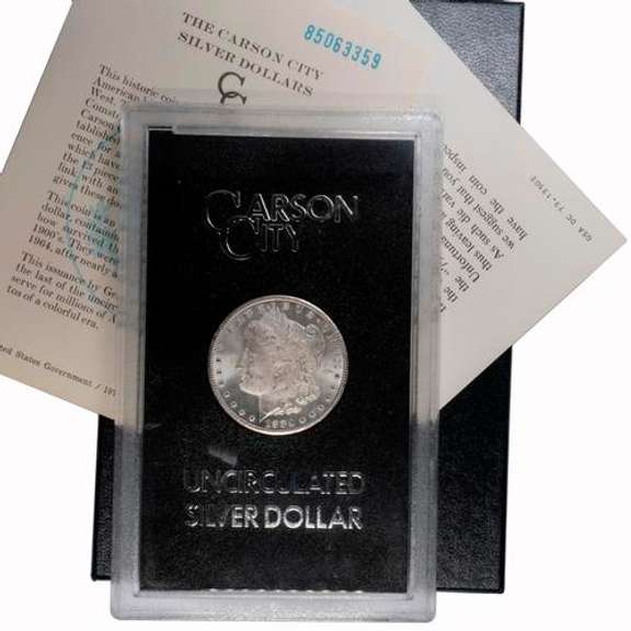 GSA  Uncirculated 1880 CC Morgan Dollar Vam 6