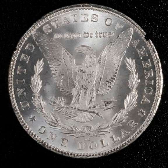 GSA  Uncirculated 1880 CC Morgan Dollar Vam 6