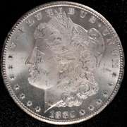 GSA  Uncirculated 1880 CC Morgan Dollar Vam 6