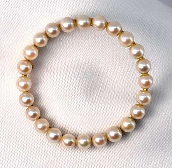 Classic 14k Pearl Circle Brooch