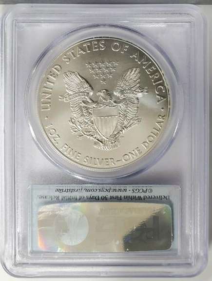 2014 Certified Silver Eagle MS70 PCGS 1st Strike