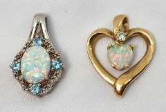 Pair of Opal Pendants