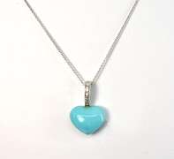 Attractive Turquoise Heart Pendant
