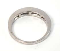 White Gold Channel Set Baguette Band