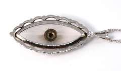 Vintage WG, Cramphor Glass Pendant