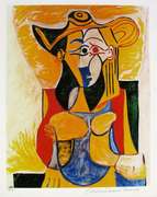 Pablo Picasso, Seated Woman With Yellow