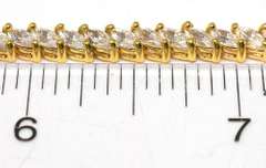 Dazzling CZ Tennis Bracelet in 925 Vermeil