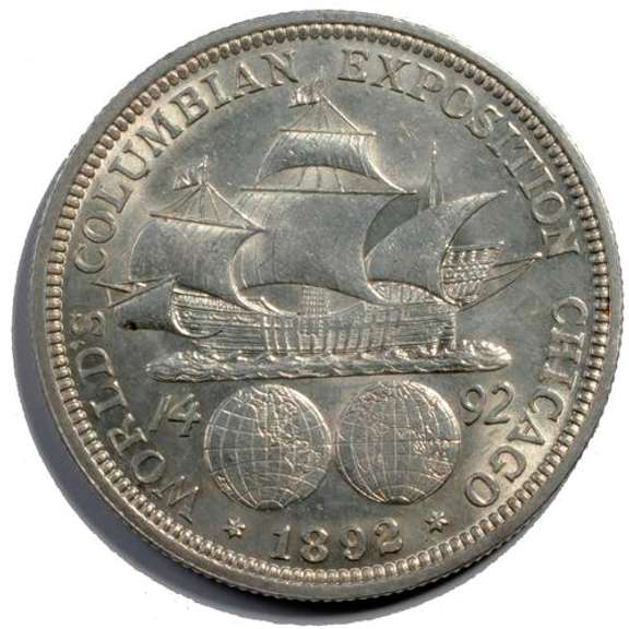 1892 Columbian Expo BU Comm Half Dollar