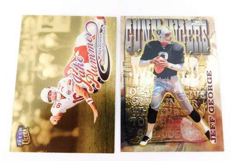 4 NFL Quarterback Football Cards