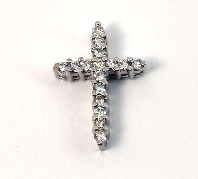 Nice .35 Ct. TW Diamond Heart Pendant in 14K WG