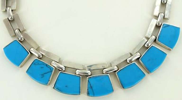 Turquoise and Silver Necklace