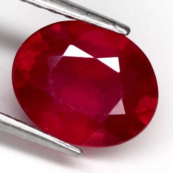 Lush 2.73ct top blood red Ruby