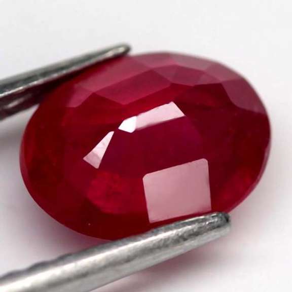 Lush 2.73ct top blood red Ruby