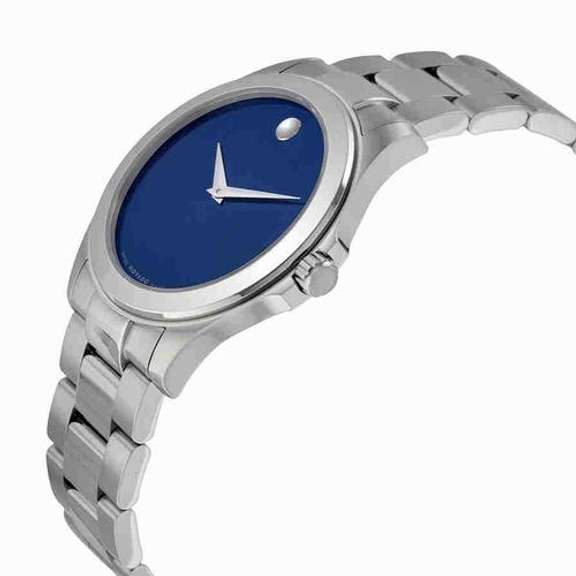 New Mens Movado Swiss w Blue Dial