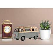 1966 Tin Model VW Camper Van with Pen Holder Surf Board Figurine