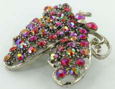Butterfly Gemstones Pin