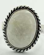 Silver and Natural Stone