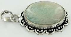 Silver and Natural Stone