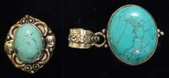Silver and Natural Stone