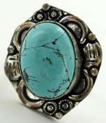 Silver and Natural Stone