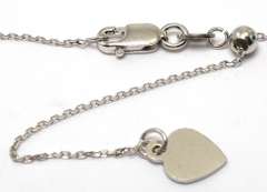 Large CZ Sterling Silver Pendant & Chain