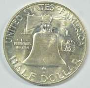 Near Gem BU 1949-P Franklin Half Dollar Full Bell Lines