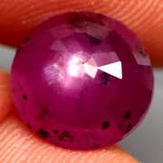 Eye catching 6.68ct silver and red unheated Ruby