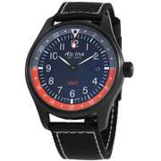 New Mens Alpina Swiss w Navy Blue Dial