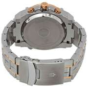 New Mens Bulova Chronograph w Rose Gold Toned Accents