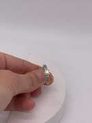 14kt Solid White Gold Diamond Engagement Ring