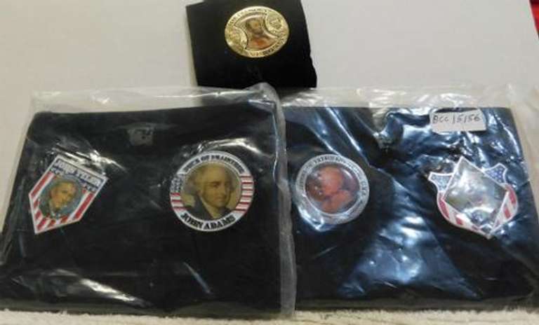 5 each Political pins