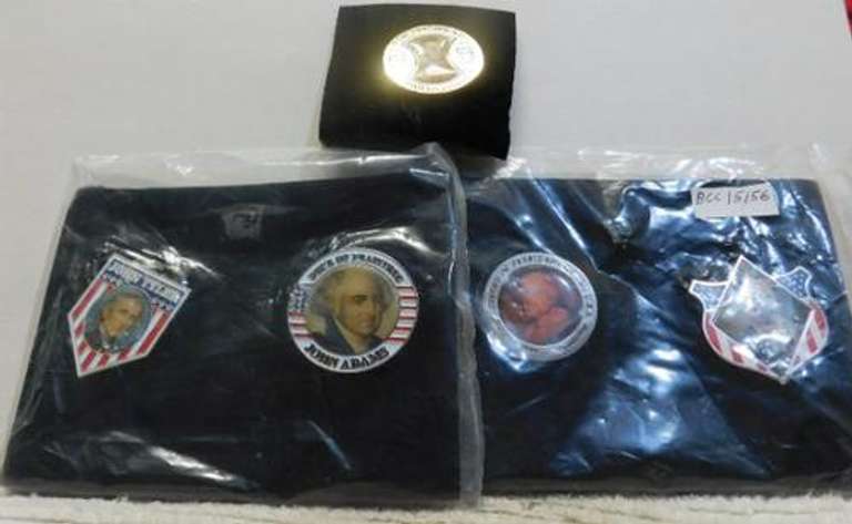 5 each Political pins
