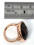 Bold Smokey Topaz Ring in 14K Rose Gold