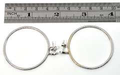 Lively Drop Hoops with Diamonds in 14K WG