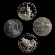 Lot of Modern Comm Silver Dollars