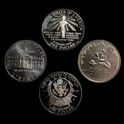 Lot of Modern Comm Silver Dollars