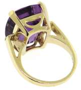 Charming Cushion Cut Amethyst Ring