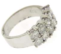 Beautiful 2ctw RBC Double Row Diamond Ring