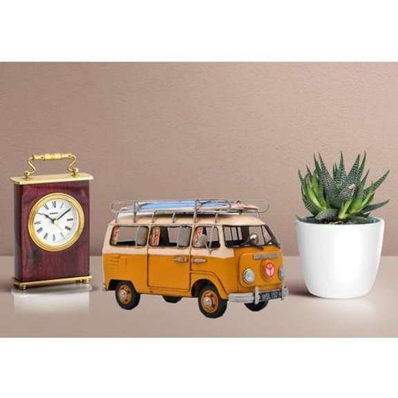 Volkswagen Mini Bus for Surfers with Surf Board