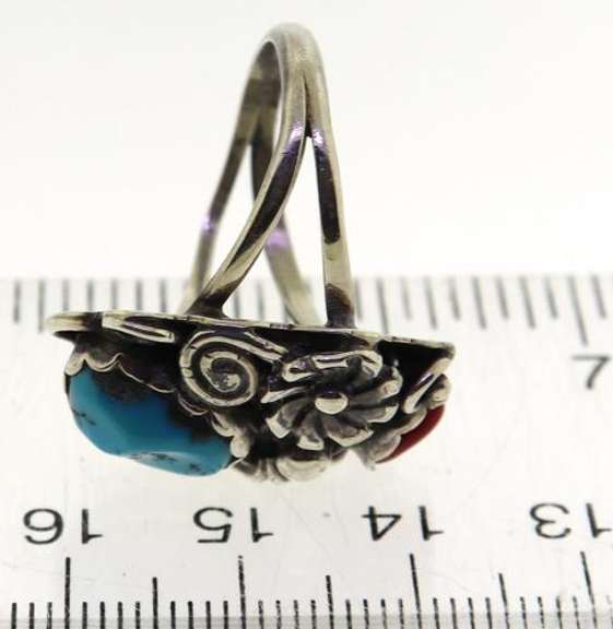 Vintage Sterling Silver Turquoise Ring
