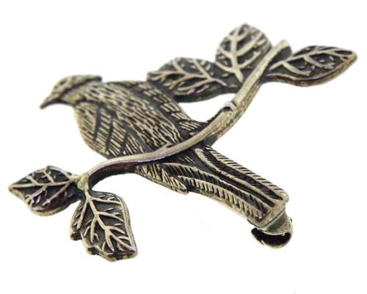 Vintage Sterling Silver Brooch .