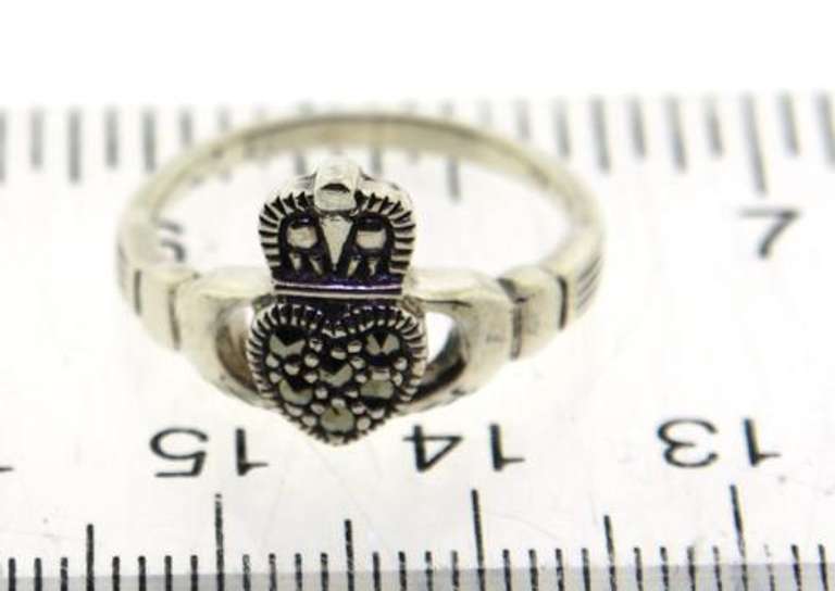 Vintage Sterling Irish Claddagh Ring